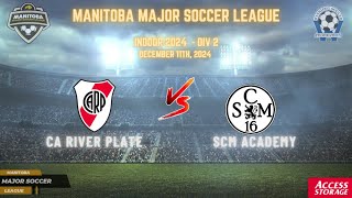 December 11th WSF Div 2 CA River Plate vs SCM Academy [upl. by Geerts]