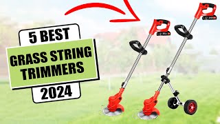 5 Best Grass String Trimmers  Best Weed Eater of 2024 [upl. by Mikel]