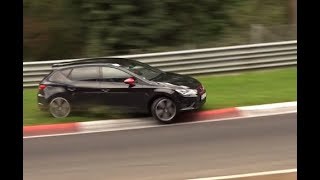 Nordschleife ᴴᴰ 09 09 2017  Almost Crashes Slippery amp Rainy Action Nürburgring Touristenfahrten [upl. by Halbert]