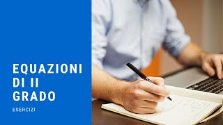 Esercizi Equazioni di II grado Letterali Fratte  Equazioni di secondo grado p9 [upl. by Etsyrk]