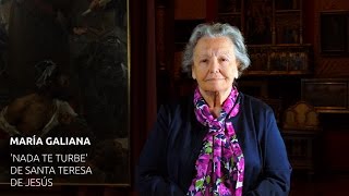 María Galiana recita Nada te turbe de Santa Teresa de Jesús [upl. by Balcer985]