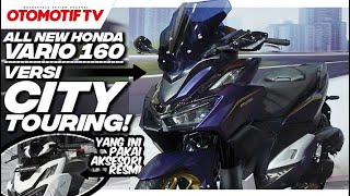 HONDA VARIO 160 JADI ELEGAN PAKAI WINDSCREEN MIRIP PCX 160 l Otomotif TV [upl. by Laemsi]