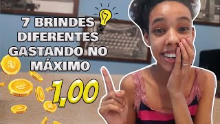 7 BRINDES DIFERENTES GASTANDO NO MÁXIMO 1 REAL  ENCANTE SEUS CLIENTES [upl. by Adikam]