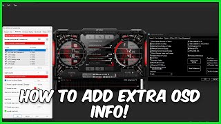 How To Get Extra OSD Info on MSI Afterburner Using HWINFO64 [upl. by Rivera]