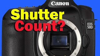 How to Check Shutter Count on Your Canon DSLR [upl. by Sirad]