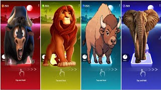 Ferdinand 🐂 Vs Lion King 🦁 Simba Vs Bison 🦬 Vs Mammoth 🦣 [upl. by Jethro]