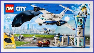 LEGO 60210 City Sky Police Air Base Speed Build [upl. by Netsriik]