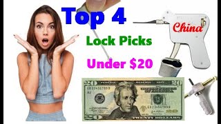 The best lock pick set for beginners TOP 4 Under 20 lockpicking [upl. by Marius]