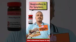 नींद न आनाअनिद्रा Insomnia Homeopathic Medicine Abies Nigra shorts youtubeshorts homeopathy [upl. by Sirahc]