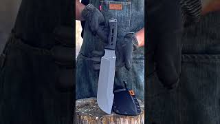 HX OUTDOORS Black Fire Machete Fixed Blade Knife Black G10edc outdoors knivestools hatchets [upl. by Lavona]