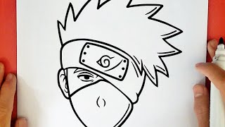 HOW TO DRAW KAKASHI [upl. by Assilanna]