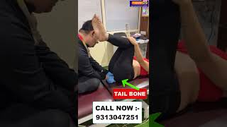 TAIL BONE Treatment  Chiropractic Treatment in India  Sitting Job  Dr Varun  Call  9313047251 [upl. by Clay701]