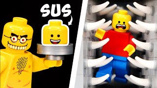 10 LEGO Minifigures Vs The Worlds DEADLIEST Hotel [upl. by Yrrem]