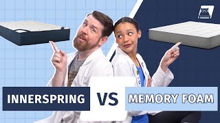 Innerspring vs Memory Foam  What Are The Differences [upl. by Adnahs934]