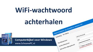 Wachtwoord draadloos netwerk achterhalen [upl. by Leatri]