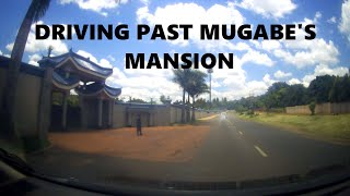 Driving past Mugabes Massive Mansion Harare Zimbabwe 2022 [upl. by Bartlett]