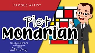 Artist Piet Mondrian  Modern Art Explained by Lillian Gray [upl. by Inimak]