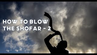 How to blow shofar  2 [upl. by Eppesiug]