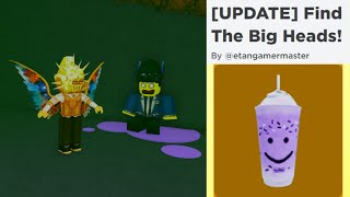 Tutorial How To Get Milkshake Bighead in Find The Big Heads by etangamermaster [upl. by Lyrak]