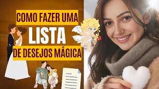 ðŸ§¿FaÃ§a a lista de desejos para o amor ðŸ“ [upl. by Enilegnave]