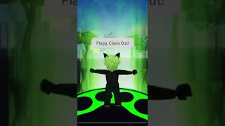 Plagg Claws Out robloxmiraculous catnoir [upl. by Candice988]