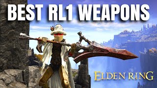 Top 10 Weapons For Level 1 Runs Elden Ring Patch 110 [upl. by Nrol167]