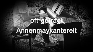 annenmaykantereit oft gefragt piano tutorial [upl. by Nnewg]