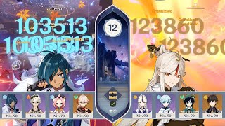 kaeya Reverse Melt and Ninguang I Genshin Impact 26 Abyss Floor 12 9 stars [upl. by Aharon212]