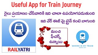 Best App for Train Journey  RailYatri App for Trains Information [upl. by Genevieve]