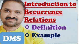 Introduction to Recurrence Relations  Definition  Example  Fibonacci Sequence  DMS  MFCS [upl. by Kan732]