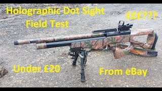 Holographic Sight Field Test [upl. by Layman633]