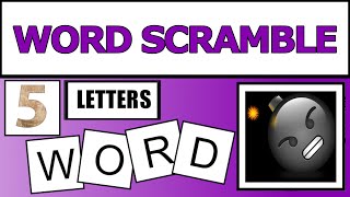 Scrambled Words Games  Jumbled Word Game  Guess the Word Game  Word Scramble  SW Scramble [upl. by Cath]