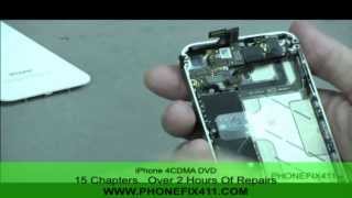 iPhone 4 CDMA Disassemble  Do It Yourself [upl. by Nalloh]