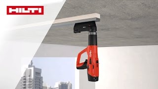 DEMO Gleitender Deckenanschluss mit Hilti Direktmontage [upl. by Nancee]