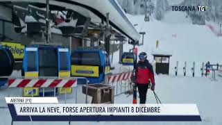 20231204 ABETONE PT  ARRIVA LA NEVE FORSE APERTURA IMPIANTI 8 DICEMBRE [upl. by Tremml603]