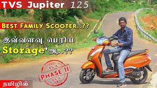 TVS Jupiter 125  Most Practical 125cc Scooter  Tamil Review  Chakkaram [upl. by Eelarat]