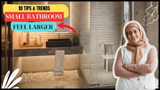 Top 10 Small Bathroom Interior Design Ideas  Small Bathroom design Hacks  Bathroom Home Decor [upl. by Ahsitnauq]