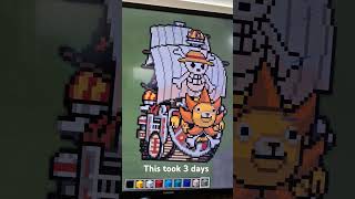 Thousand sunny onepiece pixelart [upl. by Doreg]