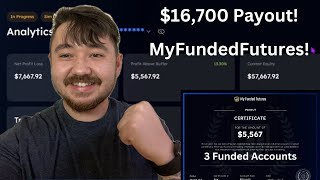 16700 Payout With MyFundedFutures 3Funded Expert Accounts  Payout Withdrawal Process [upl. by Yelsnya]