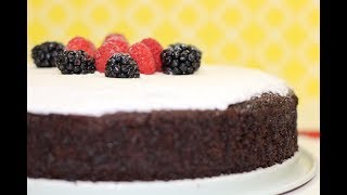 Perfect Eggless Chocolate Cake Recipe Moist Eggless Cake Naked Chocolate Cake [upl. by Wadell]