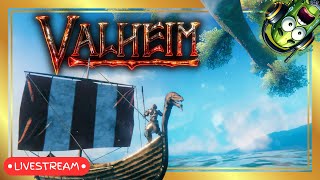 A Viking Saga Begins  Valheim  Live Gameplay [upl. by Yessydo]