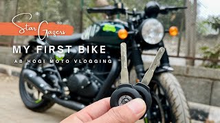 My First Bike ❤️ Vlog  15 month review RE Hunter350  Star Gazers Vlog [upl. by Ennairrac]