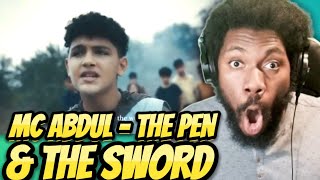 MC Abdul  The Pen amp The Sword Official Video REACTION VIDEO mcabdul officialvideo [upl. by Ahsenrac296]