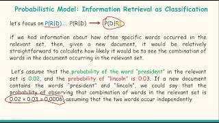 20 Probability Model in Information Retrieval System [upl. by Wightman]