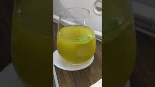 Qatar Airways Business Class Signature Mint Lime Juice [upl. by Leinto]