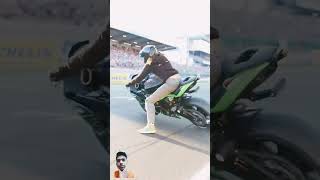 Moto gp on road kawasaki dafymoto motogp michelin ninjah2 ktmrc390 zx10rshorts automobile [upl. by Fowkes]