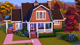 Brindleton Bay Cottage  The Sims 4 Speed Build [upl. by Drawoh]