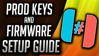 Ryujinx Prod Keys amp Firmware Setup Guide  2022 Ryujinx Switch Emulator [upl. by Mehs]