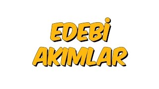 10 dk da EDEBİ AKIMLAR [upl. by Teak190]