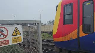 Trains at Clapham Junction [upl. by Suaeddaht579]